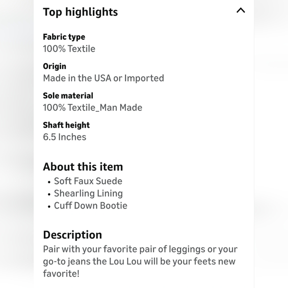 UNIONBAY Lou Lou Boots Ankle Boot Faux Suede Ugg Uggs Slippers Size 8.5 Mocha - Picture 6 of 9